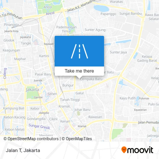 Jalan T map