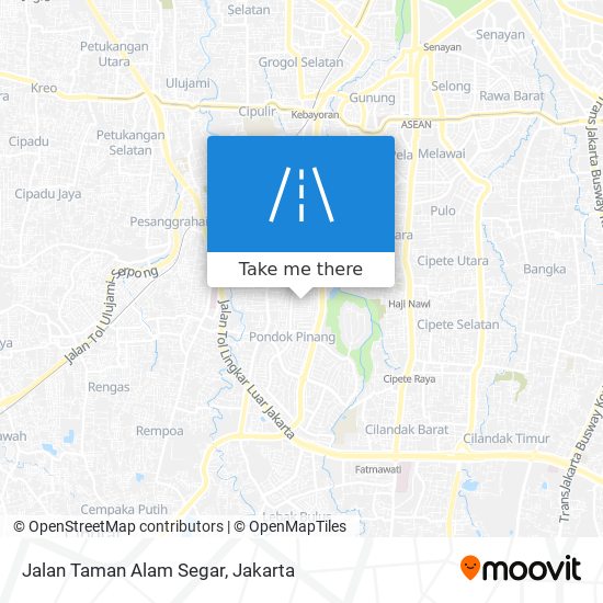 Jalan Taman Alam Segar map