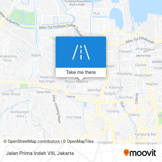 Jalan Prima Indah VIII map