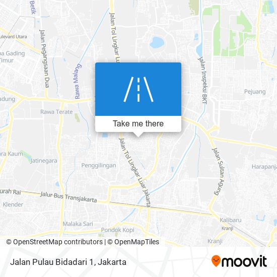 Jalan Pulau Bidadari 1 map