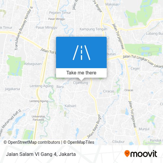 Jalan Salam VI Gang 4 map