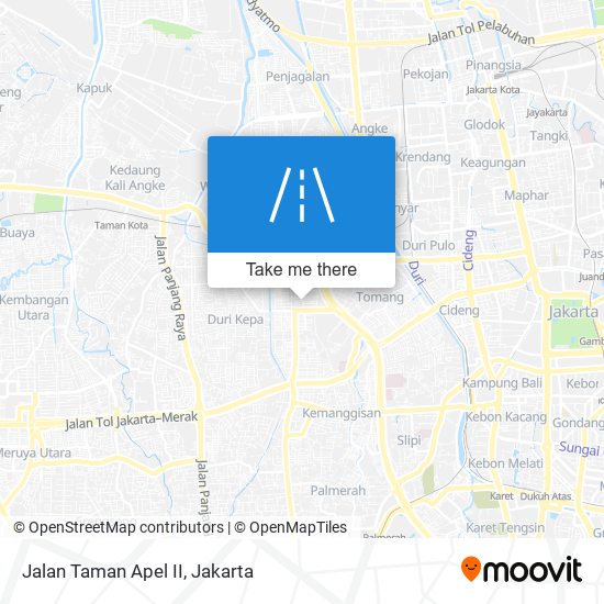 Jalan Taman Apel II map