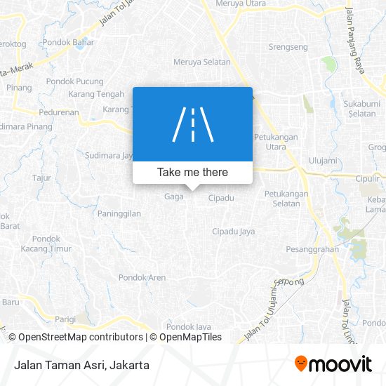 Jalan Taman Asri map