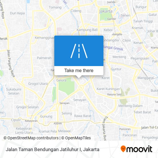 Jalan Taman Bendungan Jatiluhur I map