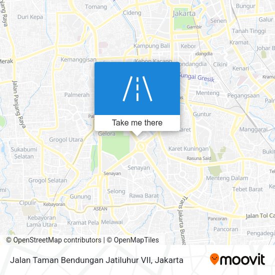 Jalan Taman Bendungan Jatiluhur VII map