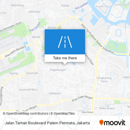 Jalan Taman Boulevard Palem Permata map