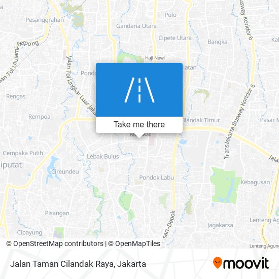 Jalan Taman Cilandak Raya map