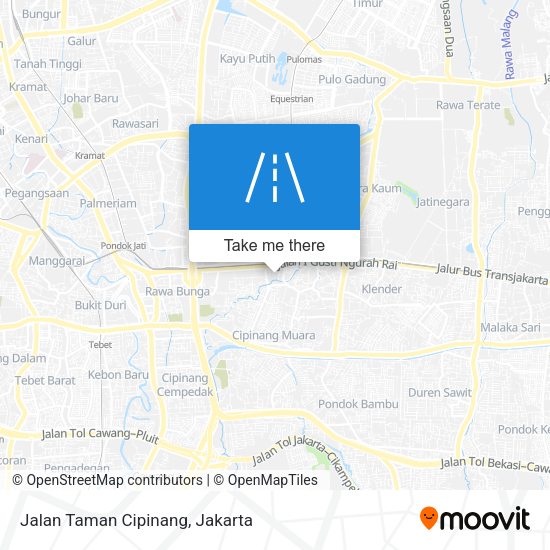Jalan Taman Cipinang map