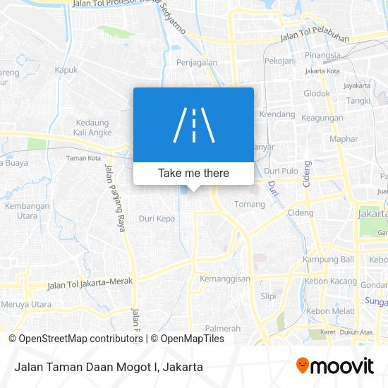 Jalan Taman Daan Mogot I map