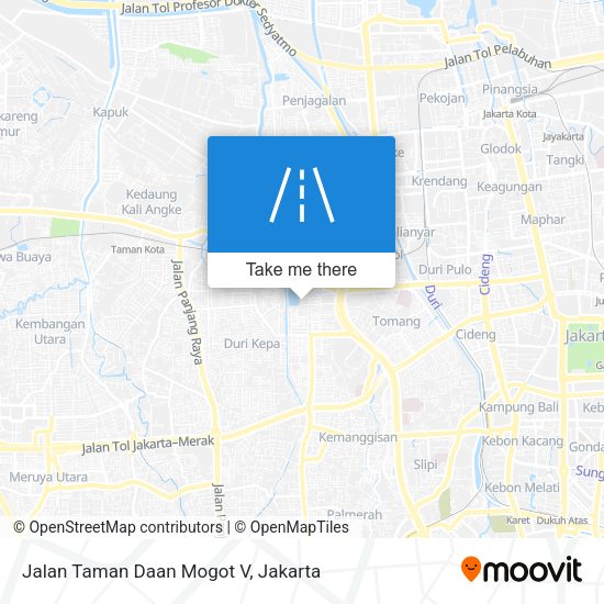 Jalan Taman Daan Mogot V map