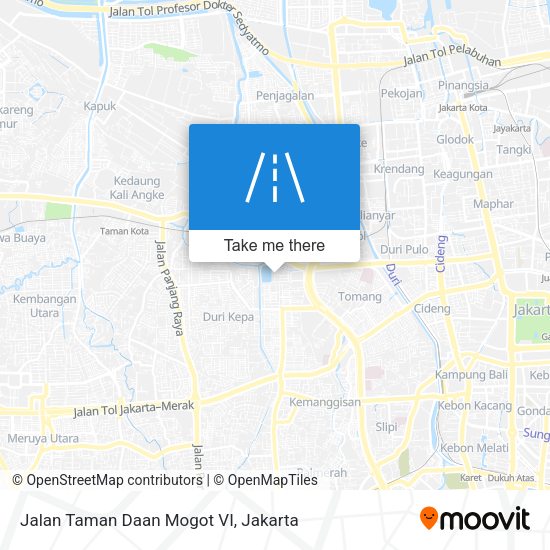 Jalan Taman Daan Mogot VI map