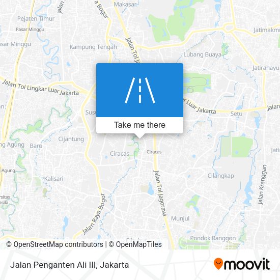 Jalan Penganten Ali III map