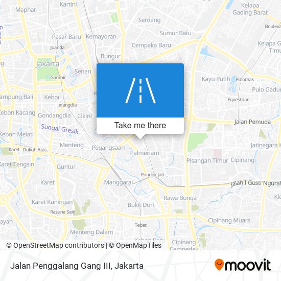 Jalan Penggalang Gang III map