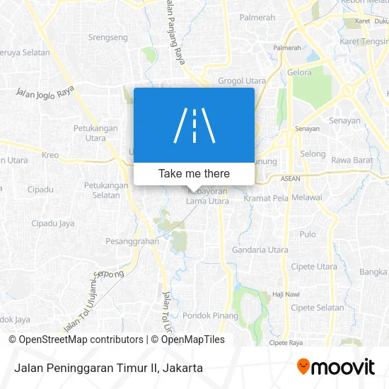Jalan Peninggaran Timur II map