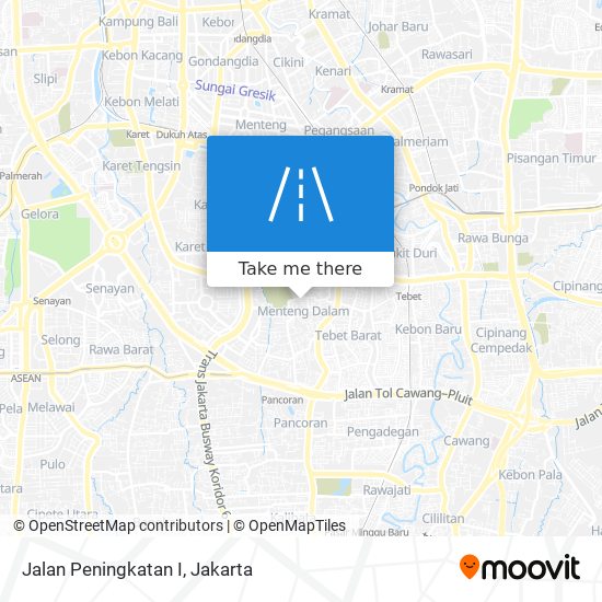 Jalan Peningkatan I map