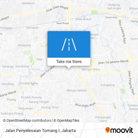 Jalan Penyelesaian Tomang I map