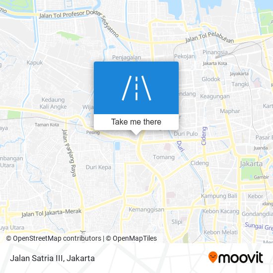 Jalan Satria III map