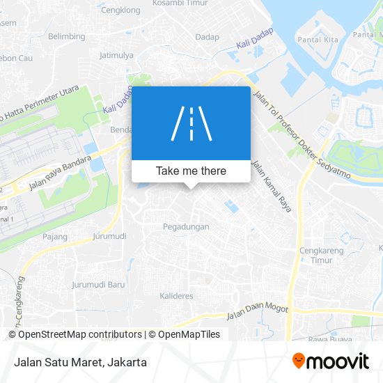 Jalan Satu Maret map