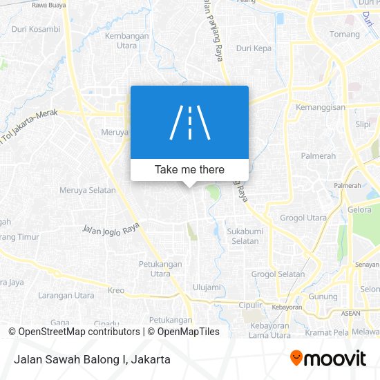 Jalan Sawah Balong I map