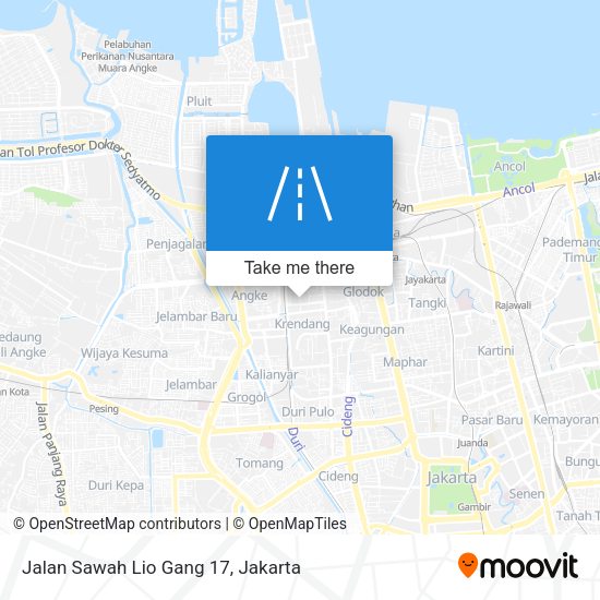 Jalan Sawah Lio Gang 17 map