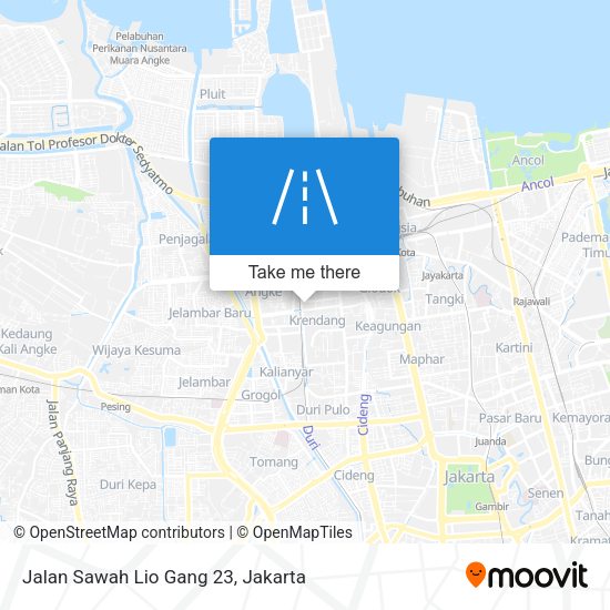 Jalan Sawah Lio Gang 23 map