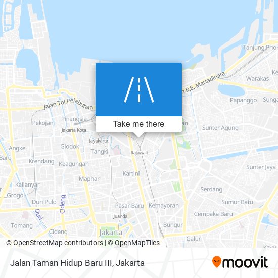 Jalan Taman Hidup Baru III map