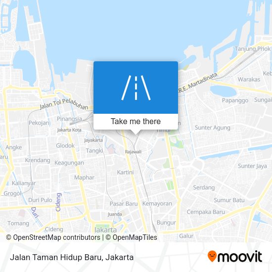 Jalan Taman Hidup Baru map