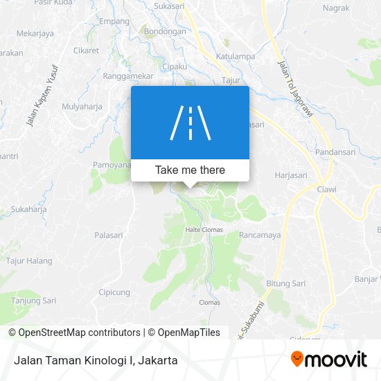 Jalan Taman Kinologi I map