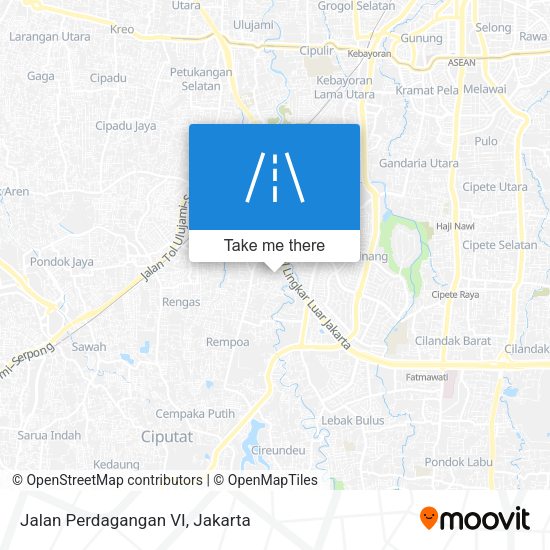 Jalan Perdagangan VI map