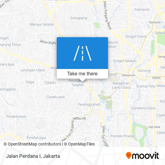 Jalan Perdana I map