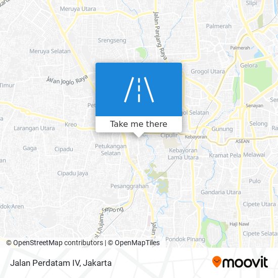 Jalan Perdatam IV map