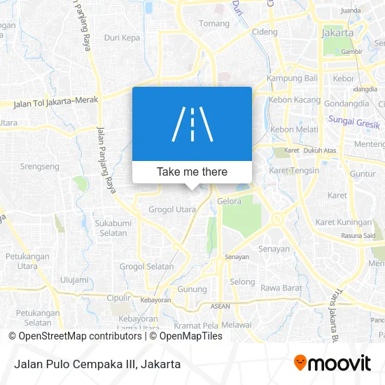 Jalan Pulo Cempaka III map