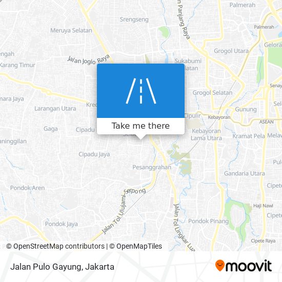 Jalan Pulo Gayung map