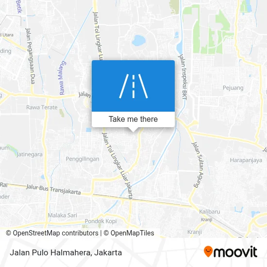 Jalan Pulo Halmahera map