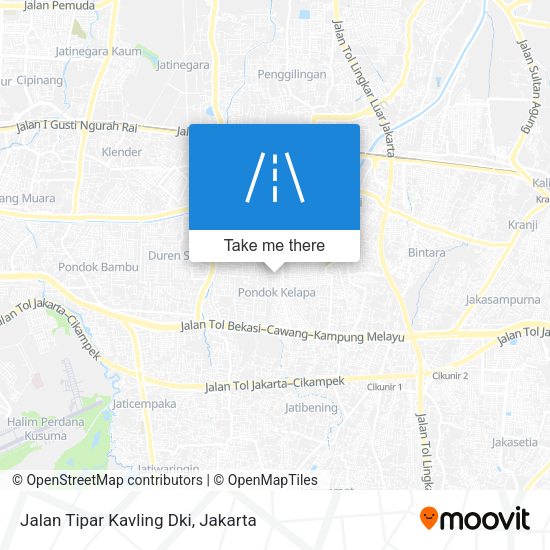 Jalan Tipar Kavling Dki map