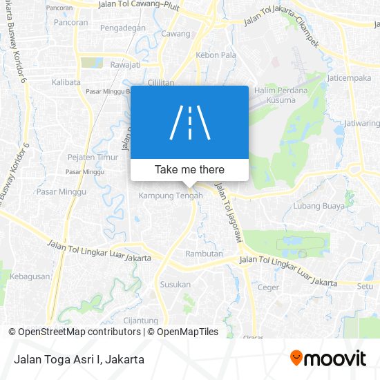 Jalan Toga Asri I map