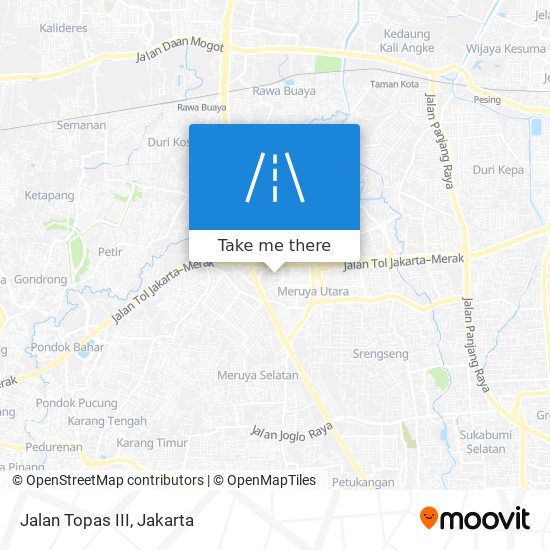 Jalan Topas III map