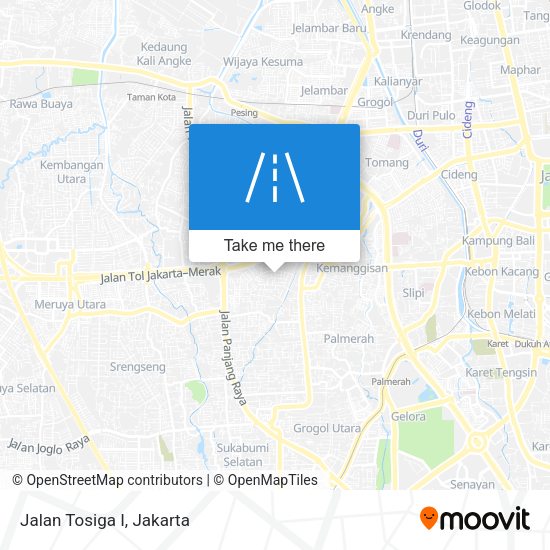 Jalan Tosiga I map