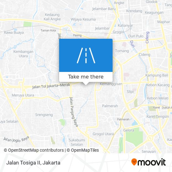 Jalan Tosiga II map