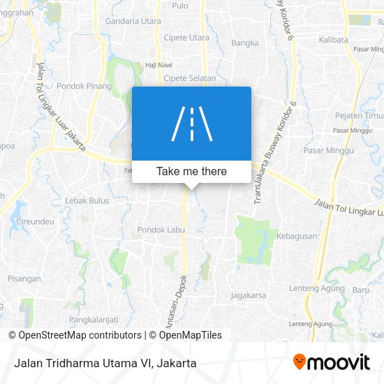 Jalan Tridharma Utama VI map