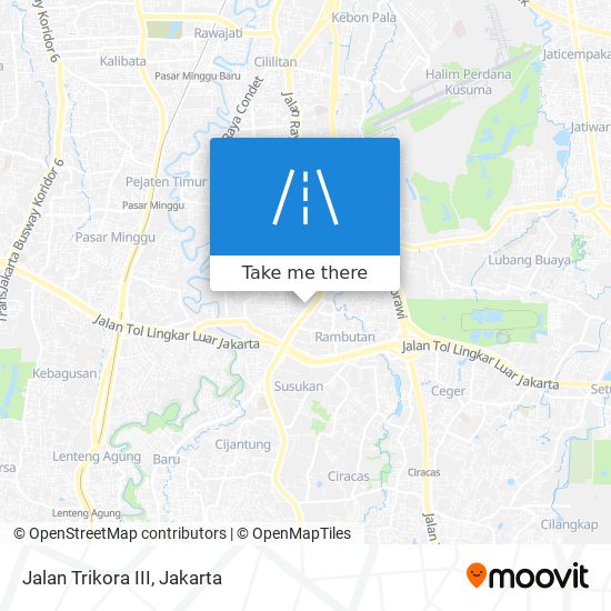 Jalan Trikora III map