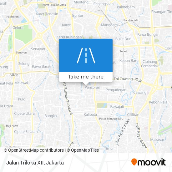 Jalan Triloka XII map