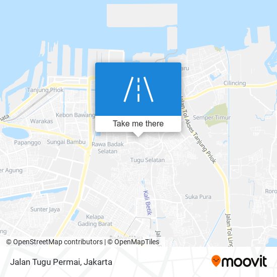 Jalan Tugu Permai map