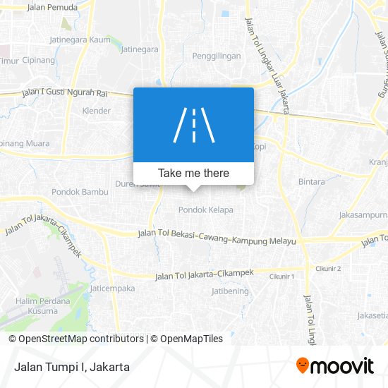 Jalan Tumpi I map