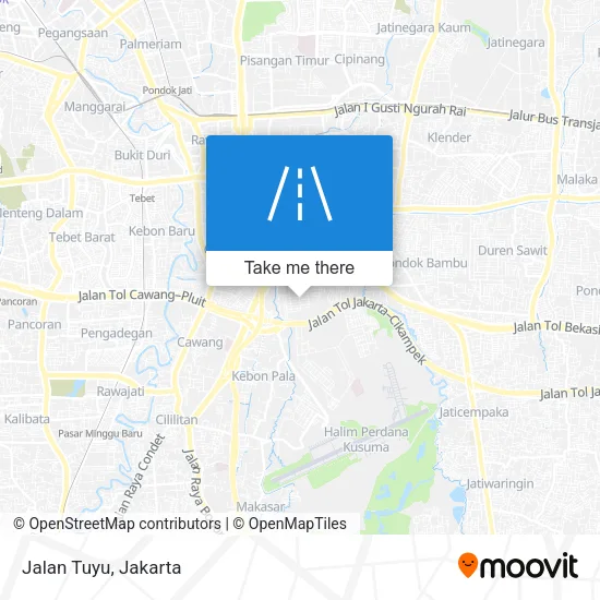 Jalan Tuyu map