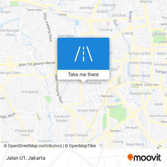 Jalan U1 map