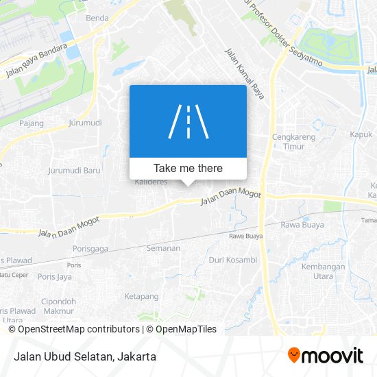 Jalan Ubud Selatan map