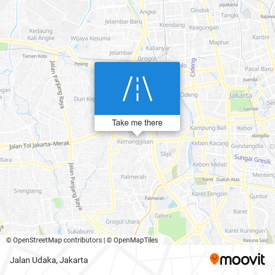 Jalan Udaka map