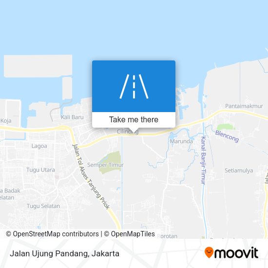 Jalan Ujung Pandang map