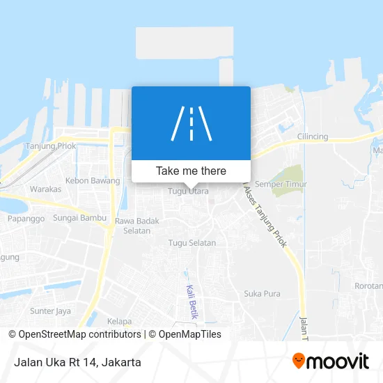 Jalan Uka Rt 14 map